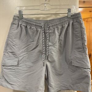 Original Use Men's Woven Gray Cargo Shorts 6.5 in  - SIZE MEDIUM